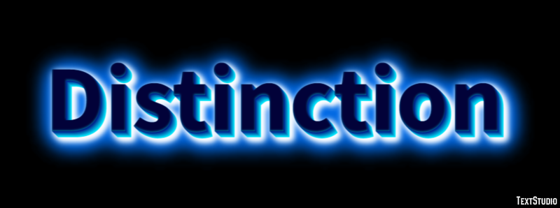 Distinction Efecto de Texto