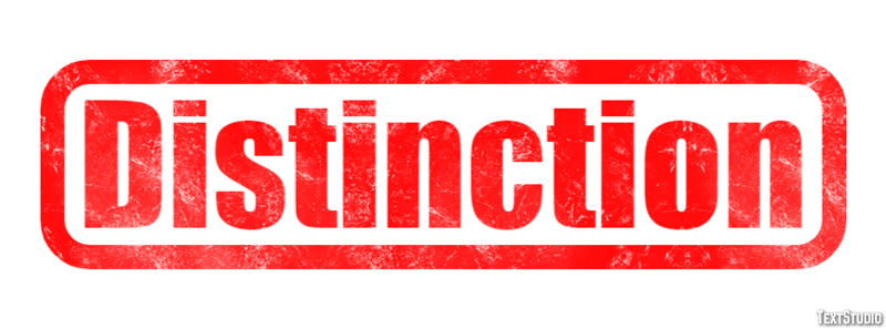 Distinction Efecto de Texto