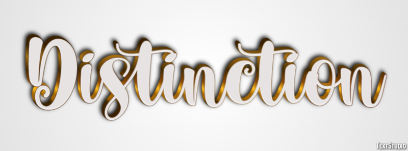Distinction Efecto de Texto