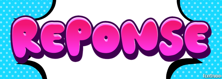 Réponse Text Effect