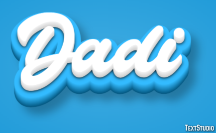 Dadi Text Effect