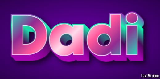 Dadi Text Effect