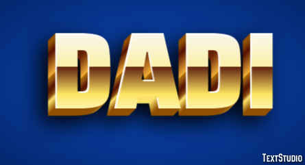 Dadi Effet de texte