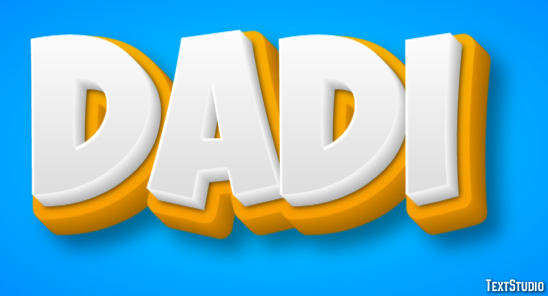 Dadi Text Effect