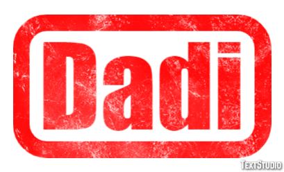 Dadi Effet de texte