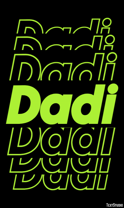Dadi Effet de texte