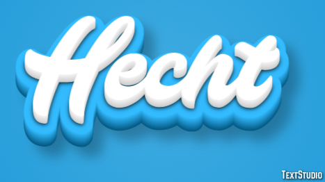 Hecht Texteffekt