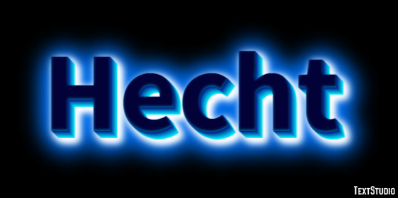 Hecht Texteffekt