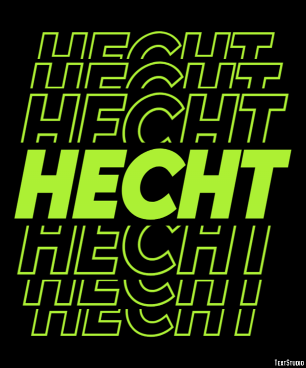 Hecht Texteffekt