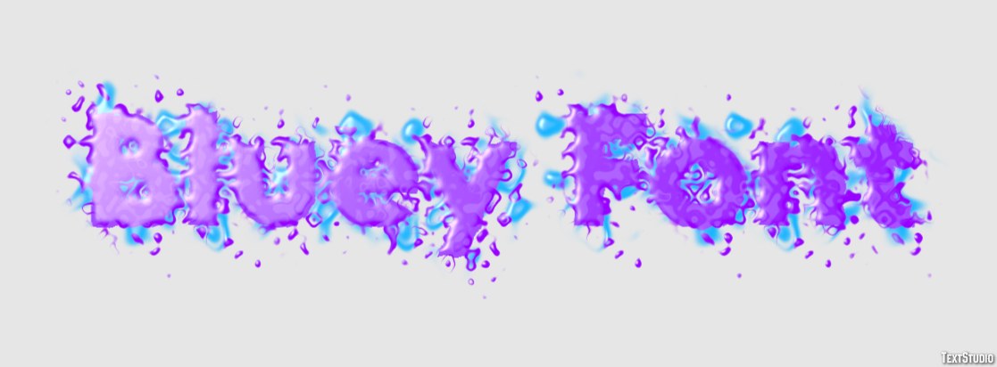 Bluey Font Text Effect