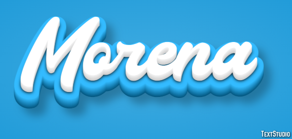 Morena Efeito de texto