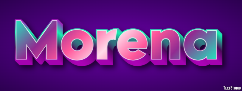 Morena Efeito de texto
