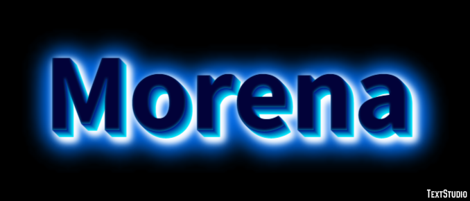 Morena Efeito de texto