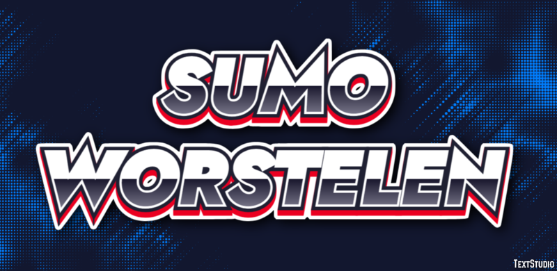 Sumo worstelen Tekst effect