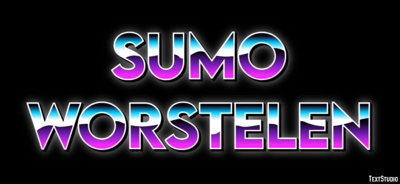 Sumo worstelen Tekst effect