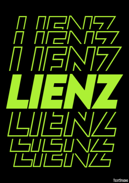 Lienz Tekst Effect