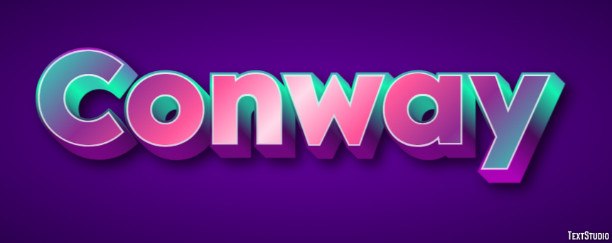 Conway Text effect