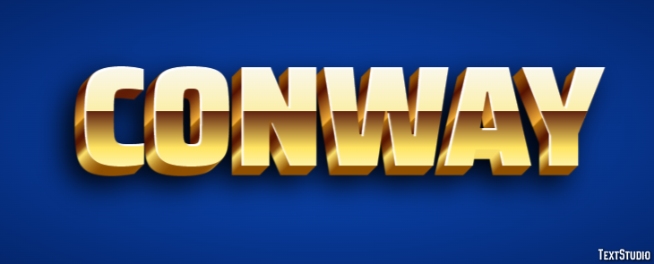 Conway Text effect