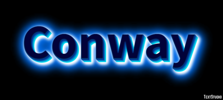 Conway Text effect