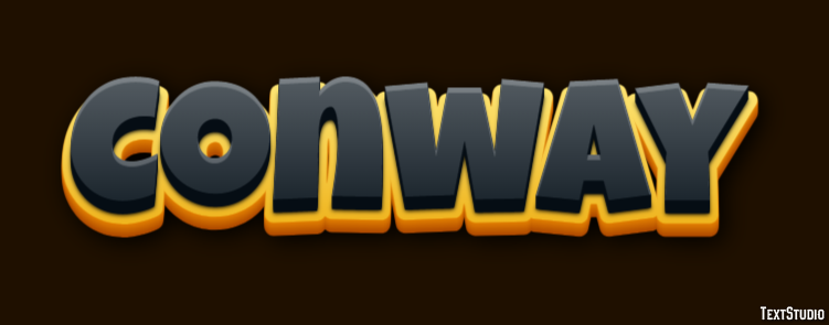 Conway Text effect