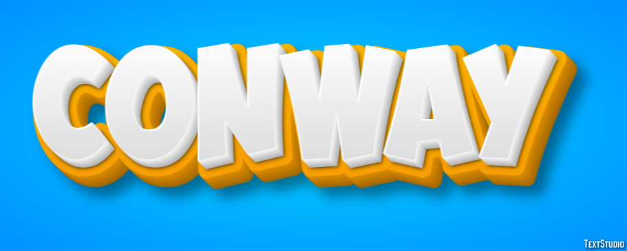 Conway Text effect