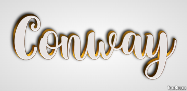 Conway Text effect