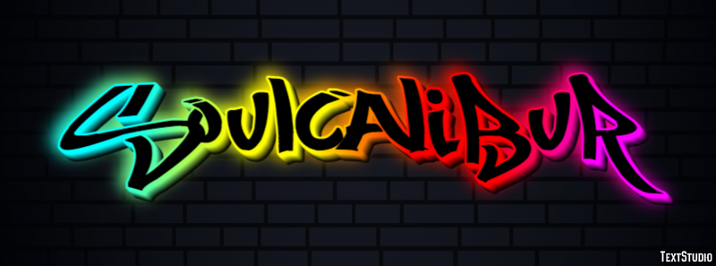 SoulCalibur Эффект текста