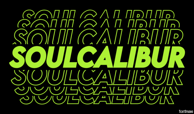 SoulCalibur Текстовый эффект
