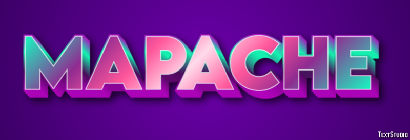 Mapache Efecto de texto