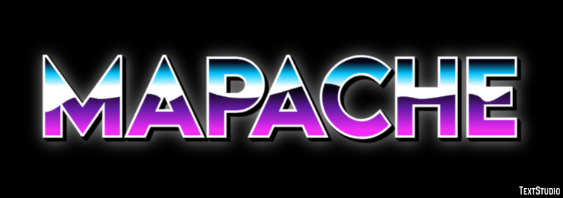 Mapache Efeito de texto