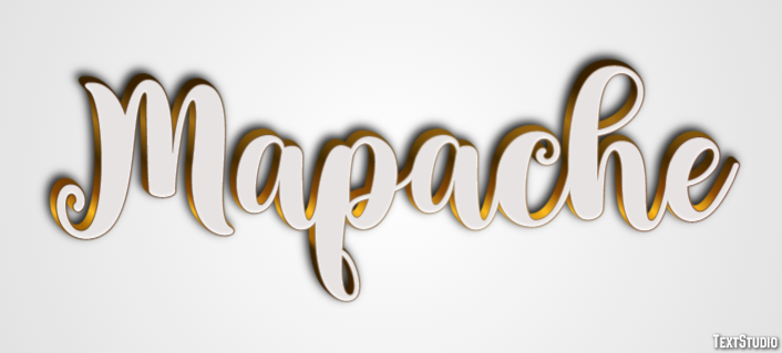 Mapache Efecto de Texto