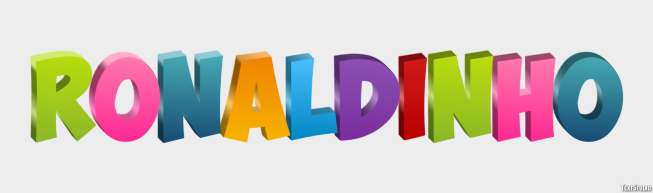 Ronaldinho Text effect