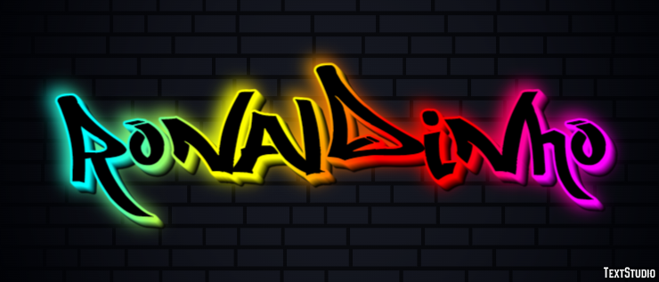 Ronaldinho Text effect