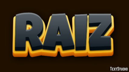 Raiz Texteffekt
