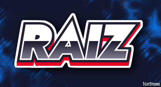 Raiz Texteffekt