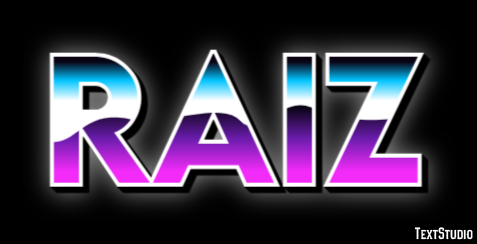 Raiz Texteffekt