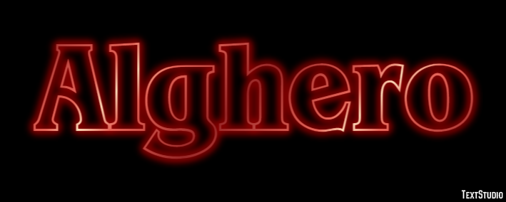 Alghero Efekt tekstowy
