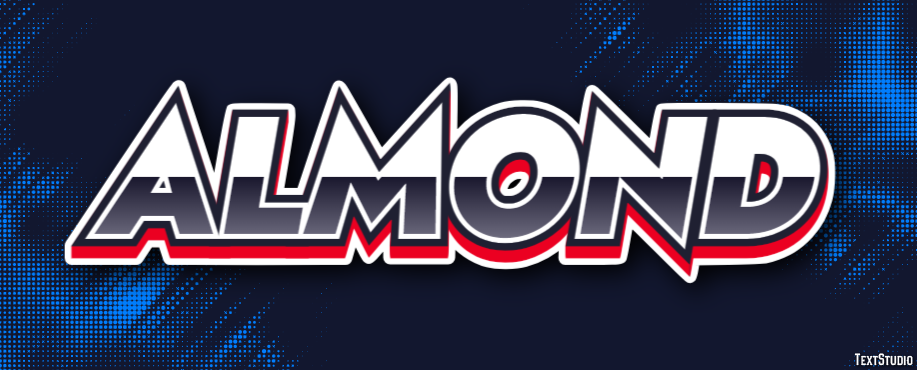 Almond Text Effect