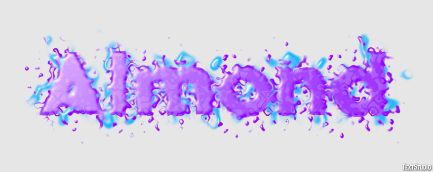 Almond Text Effect