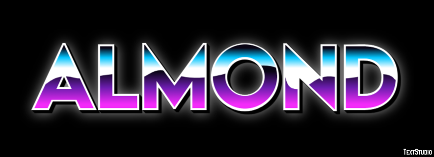 Almond Text Effect