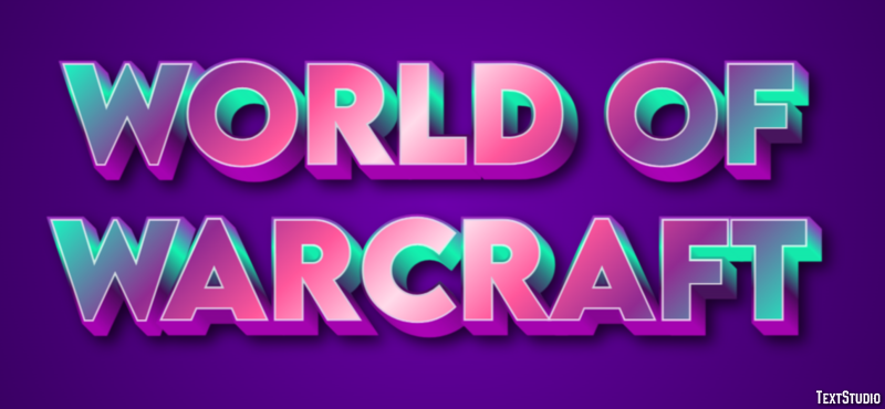 World of Warcraft Effetto testo