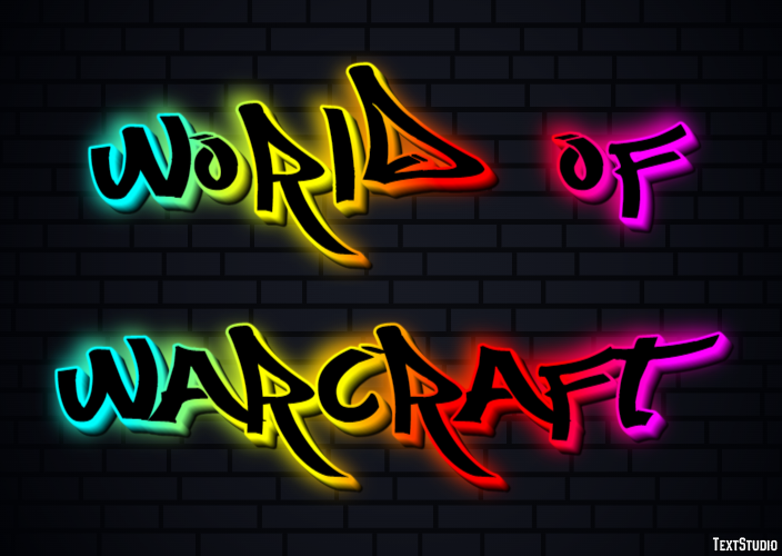 World of Warcraft Effetto testo