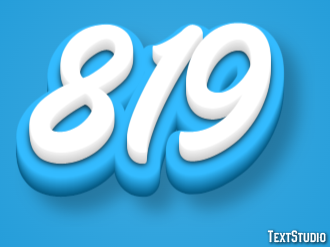 819 Effetto testo