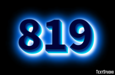 819 Efekt tekstowy