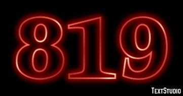 819 Effetto testo
