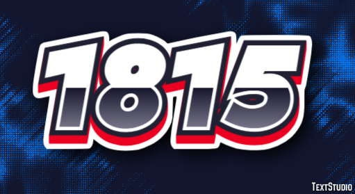 1815 Text Effect