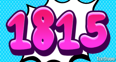 1815 Text Effect
