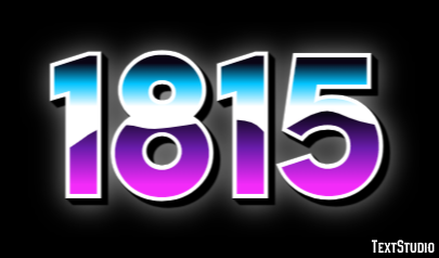 1815 Text Effect