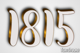 1815 Text Effect