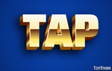Tap Efecto de Texto